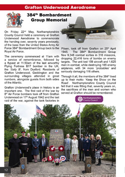 Grafton Underwood Aerodrome 384th Bombardment Group Memorial
