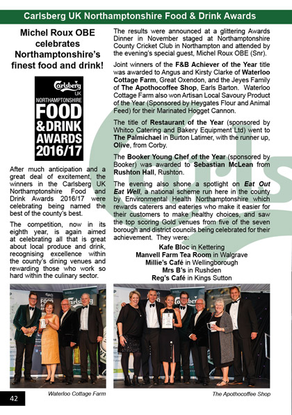 Carlsberg UK Northamptonshire Food & Drink Awards