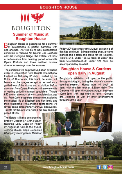 Boughton House July 2019