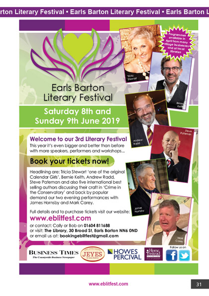  Earls Barton Literary Festival 