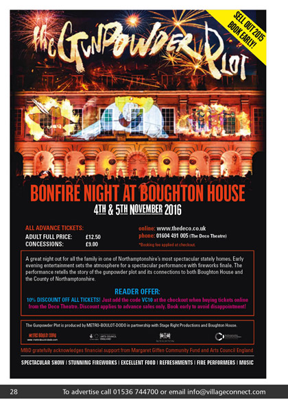 Bonfire Night at Boughton House